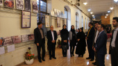 بازدید رئیس دانشگاه جامع علمی کاربردی استان زنجان به همراه روسای مراکز از نمایشگاه پیشکسوتان ورزش
