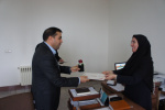 گزارش تصویری: تقدیر از بانوان دانشگاه جامع علمی کاربردی استان به مناسبت ولادت حضرت زهرا (س) و روز زن