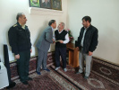 خانواده شهید ابراهیم کریمی دانشجوی دانشگاه جامع علمی کاربردی تجلیل شد