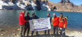 صعود کارکنان مرکز آموزشی علمی کاربردی نیروی انتظامی استان زنجان به قله سبلان