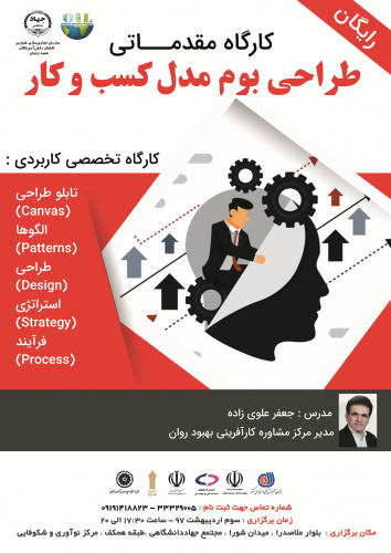 کارگاه اموزشی طراحی بوم مدل کسب کار همزمان با هفته مشاغل و روز ملی کار آفرین در استان زنجان برگزار خواهد شد