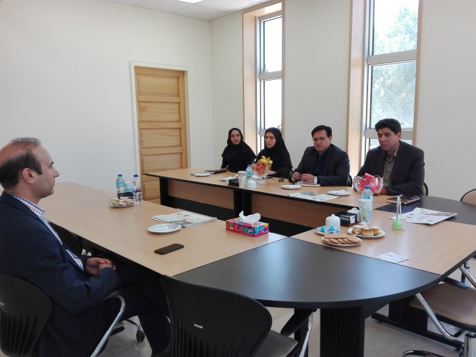 دیدار رئیس دانشگاه جامع علمی کاربردی استان زنجان به اتفاق معاونین با رئیس کانون کارآفرین استان