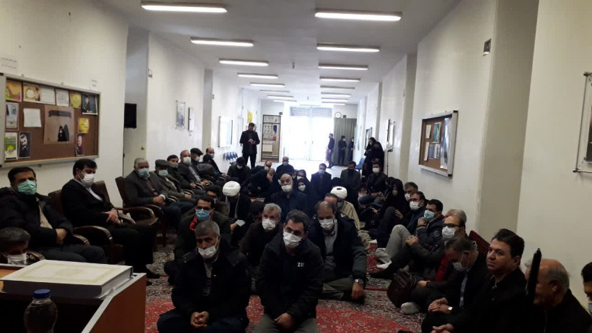 مراسم بزرگداشت سالگرد شهادت سردار سلیمانی در مرکز علمی کاربردی شهرداری صایین قلعه